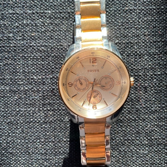 Fossil Watch Silver And Gold | Poshmark